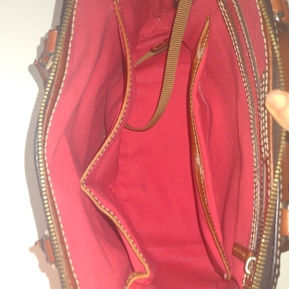 Dooney & Bourke Black Ostrich Zip Zip Satchel - Picture 8 of 16